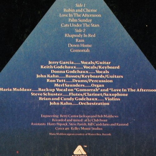 Garcia Band,Jerry: Cats Under The Stars, m-/vg+, Arista(AB 4160), US, CO, 1978 - LP - V2770 - 9,00 Euro