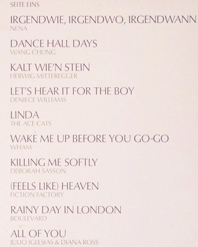 V.A.Danke'84: Nena,Wham,Jackson.. Lim.Ed.No.02340, CBS (07 001984-1), NL, Promo, 1984 Typ: LP Best.-Nr.: V278 Preis: 6,00 Euro