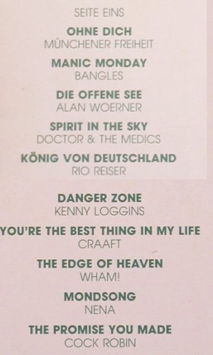 V.A.Danke'86: Münchener Freiheit..Cosa Rosa, CBS.LimEd.No.009534 (07-001986), NL,Promo, 1986 Typ: LP Best.-Nr.: V279 Preis: 5,00 Euro