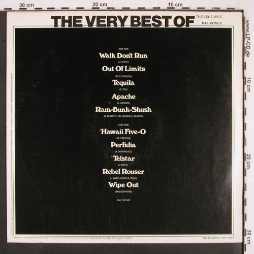 Ventures: The Very Best of, UA (UAS 29 752 Z), D, 1975 Typ: LP Best.-Nr.: V2842 Preis: 6,00 Euro