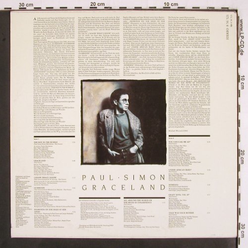 Simon,Paul: Graceland, Amiga (8 56 521), DDR, 1986 Typ: LP Best.-Nr.: V2966 Preis: 6,00 Euro