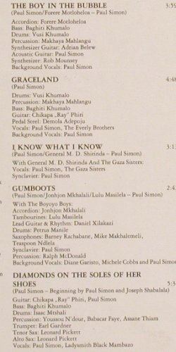 Simon,Paul: Graceland, Amiga (8 56 521), DDR, 1986 Typ: LP Best.-Nr.: V2966 Preis: 6,00 Euro