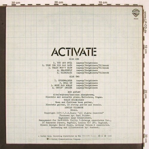 Backdoor: Activate, WEA(WB 56243), I, 1976 - LP - V3015 - 17,50 Euro