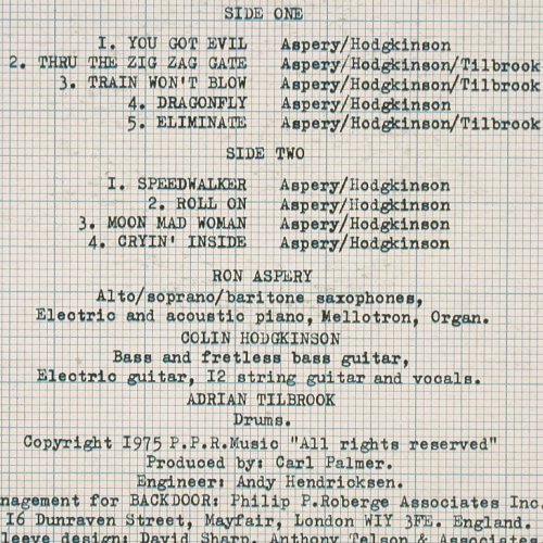 Backdoor: Activate, WEA(WB 56243), I, 1976 - LP - V3015 - 17,50 Euro