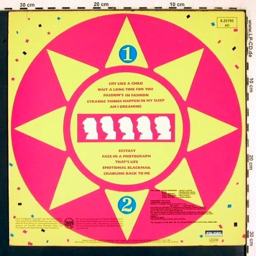 Thoughts: Passion's In Fashion, m /vg+, Teldec (6.25795 AO), D, 1984 Typ: LP Best.-Nr.: V3017 Preis: 7,50 Euro
