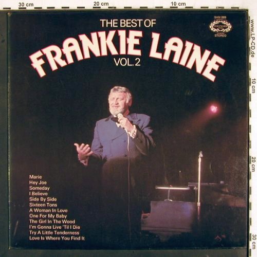 Laine,Frankie: The Best Of Vol.2, Hallmark (SHM 889), UK, 1969 Typ: LP Best.-Nr.: V3146 Preis: 5,00 Euro