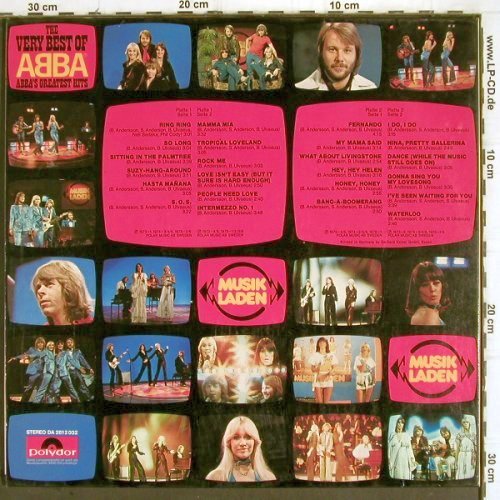 Abba: The Very Best Of-Greatest Hits,Foc, Polydor (2612 032), D Typ: 2LP Best.-Nr.: V315 Preis: 7,50 Euro