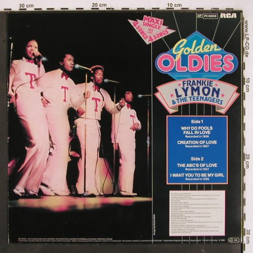 Lymon,Frankie & Teenagers: Why do fools fall in Love+3,Musterp, RCA Golden Oldies (PC 60049), D, 1983 Typ: 12" Best.-Nr.: V3257 Preis: 3,00 Euro