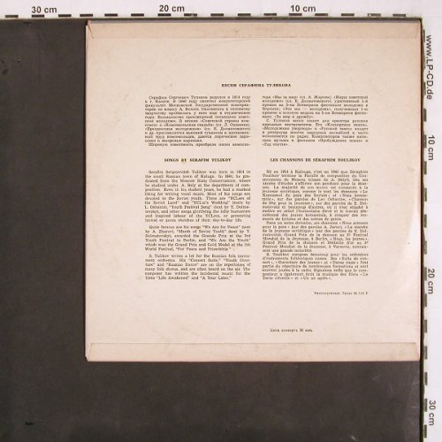 Tulikov,Serafin: Songs by (1964), V.A., Melodia (13909-13910), UDSSR Typ: 10" Best.-Nr.: V3319 Preis: 7,50 Euro