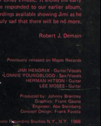 Hendrix,Jimi: Roots of Hendrix (1966), Phoenix 10 (PHX 324), US, 1981 Typ: LP Best.-Nr.: V3430 Preis: 20,00 Euro