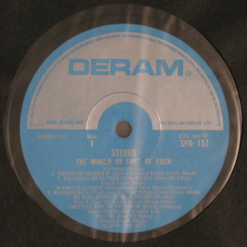 East Of Eden  feat. Jig-a-Jag: The World Of, Deram (SPA 157), UK, 1971 Typ: LP Best.-Nr.: V3541 Preis: 17,50 Euro
