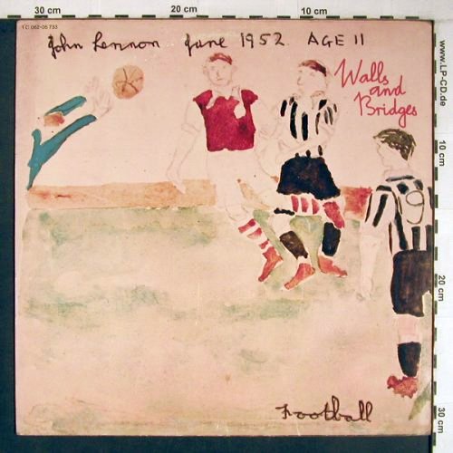 Lennon,John: Walls And Bridges,gx-foc²,OnlyCOVER, EMI (1C 062-05 733), D, 1974 Typ: Cover Best.-Nr.: V3616 Preis: 5,00 Euro