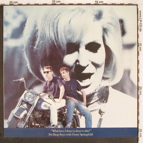 Pet Shop Boys w.Dusty Springfield: What Have I Done t.Deserve This*2+1, Parlophone (20 2001 6), NL, 1987 Typ: 12" Best.-Nr.: V415 Preis: 4,00 Euro
