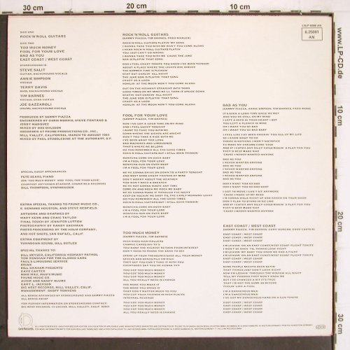 Stoneground: Bad Machines and Limousines, 5Tr., Line (6.25081 AN), D 45/33rpm, 1982 Typ: LP Best.-Nr.: V417 Preis: 5,00 Euro