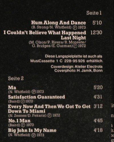Rare Earth: Masters Of Rock Vol.10, Rare Earth (C 054-95 926), D Typ: LP Best.-Nr.: V481 Preis: 9,00 Euro