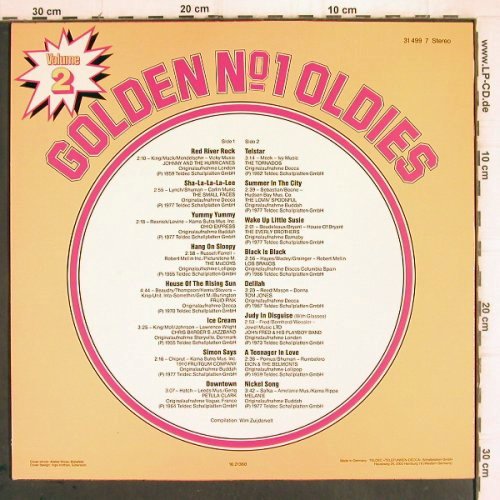 V.A.Golden No.1 Oldies: Vol.2-Johnny&t.Hurricanes...Melanie, Teldec (31 499 7), D,Club Ed. Typ: LP Best.-Nr.: V486 Preis: 7,50 Euro