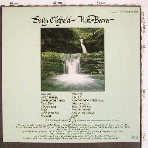 Oldfield,Sally: Water Bearer, Bronze (26 447 XOT), D, 1978 Typ: LP Best.-Nr.: V569 Preis: 7,50 Euro