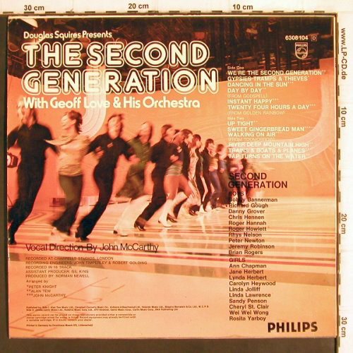 Second Generation: with Geoff Love & his Orchestra, Philips (6308 104), D, 1972 Typ: LP Best.-Nr.: V769 Preis: 5,00 Euro