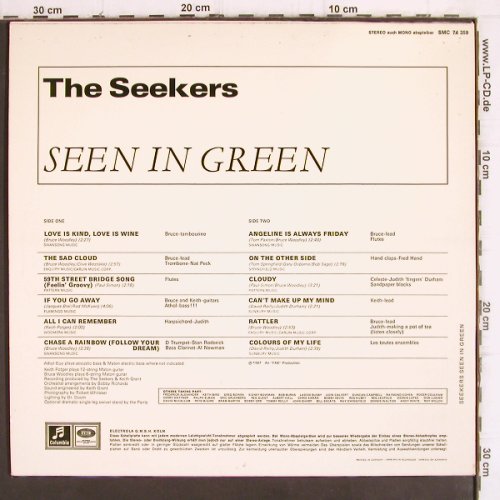 Seekers: Seen In Green, Columbia (SMC 74 359), D, 1967 Typ: LP Best.-Nr.: V780 Preis: 12,50 Euro