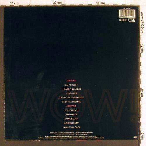 Bananarama: Wow !, London (828 061-1), D, 1987 Typ: LP Best.-Nr.: V830 Preis: 6,00 Euro