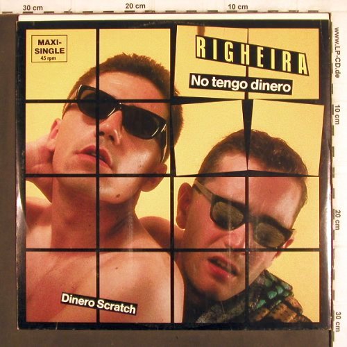 Righeira: No Tengo Dinero / Dinero Scratch, Teldec (6.20267 AE), D, 1983 Typ: 12" Best.-Nr.: V876 Preis: 5,00 Euro