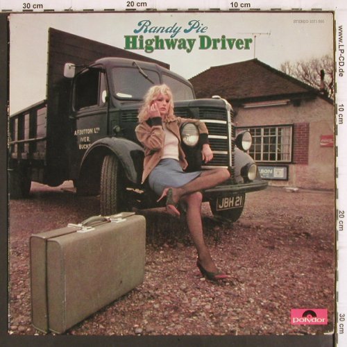 Randy Pie: Highway Driver, m-/vg+, Polydor (2371 555), D, 1974 Typ: LP Best.-Nr.: V880 Preis: 9,00 Euro