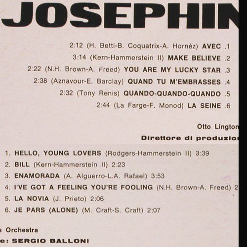 Baker,Josephine: At Tivoli - Otto Lington's Orch., Joker (SM 3237), I, 1971 Typ: LP Best.-Nr.: V916 Preis: 6,00 Euro