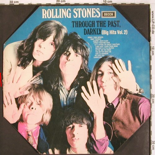 Rolling Stones: Through The Past,Darkly(B.HitsVol.2, Decca,UK,vg+/vg+ (SKL 5019), 8eckCover, 1969 Typ: LPgx Best.-Nr.: V933 Preis: 30,00 Euro
