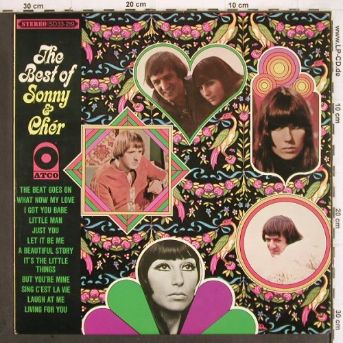 Sonny & Cher: The Best of, Atco (SD 33-219), US, 1967 Typ: LP Best.-Nr.: V93 Preis: 9,00 Euro