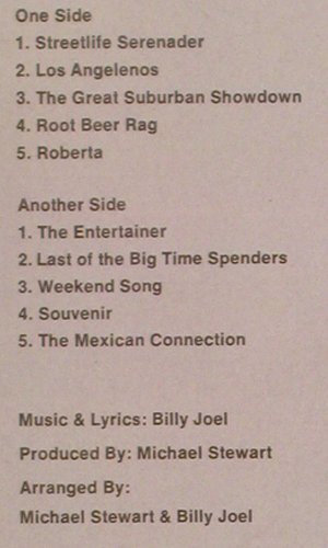 Joel,Billy: Streetlife Serenade, CBS(CBS 32035), UK, 1975 - LP - V965 - 6,00 Euro