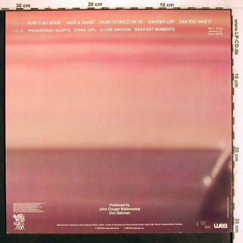 Cougar,John: American Fool, WEA(WEA K 57 004), D, 1982 - LP - V991 - 6,00 Euro