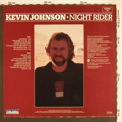 Johnson,Kevin: Night Rider, Teldec(6.25310 AP), D, 1982 - LP - X1353 - 3,00 Euro