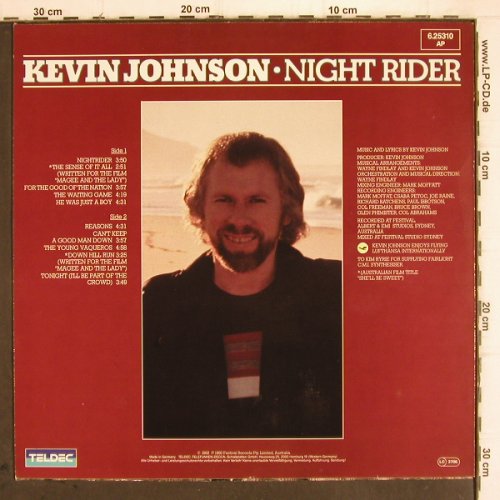 Johnson,Kevin: Night Rider, Teldec(6.25310 AP), D, 1982 - LP - X1353 - 5,50 Euro