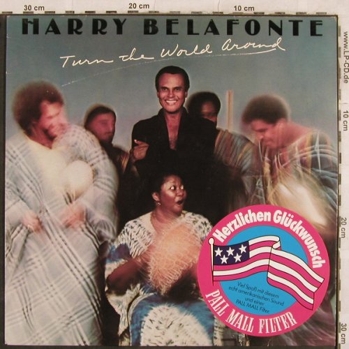 Belafonte,Harry: Turn The World Around, stoc, CBS(CBS 88045), NL, 1977 - LP - X137 - 4,00 Euro