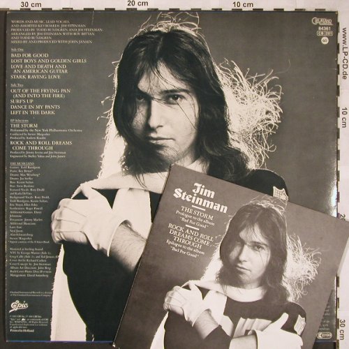 Steinman,Jim: Bad For Good +EP, Epic(84361), NL, 1981 - LP - X1640 - 7,50 Euro