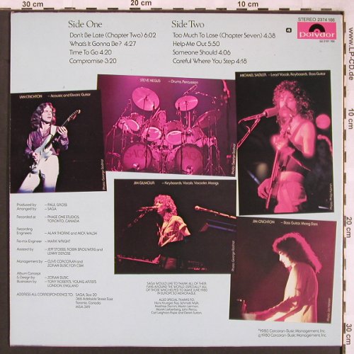 Saga: Silent Knight, Polydor(2374 166), D, 1980 - LP - X1766 - 5,00 Euro