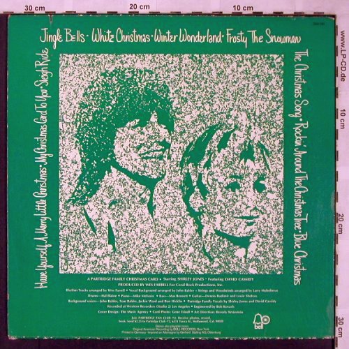 Partridge Family: Christmas Card, Bell (2308 043), D, co, 1971 Typ: LP Best.-Nr.: X2038 Preis: 3,00 Euro