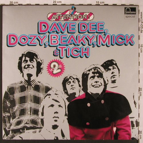Dave Dee,Dozy,Beaky,Mick & Tich: Attention! Vol.2, Fontana Special(6438 203), D,  - LP - X2046 - 5,50 Euro