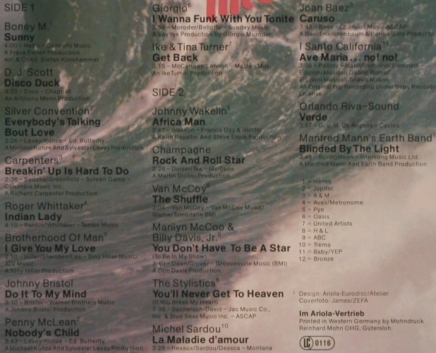V.A.Hit-Breaker'77 - International: Boney M...Manfred Mann's Earth Band, Ariola(28 555 XST), D, 1977 - LP - X2052 - 4,00 Euro