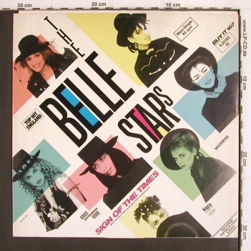 Belle Stars: Sign of the Times *2 / Madness, Stiff(6.20 185 AE), D, 1983 - 12inch - X2080 - 2,00 Euro