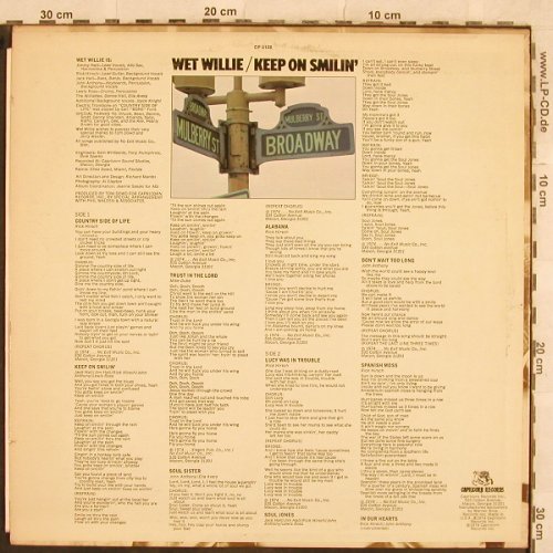 Wet Willie: Keep on Smilin', vg+/m-, Capricorn(CP 0128), US, 1974 - LP - X211 - 9,00 Euro