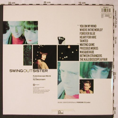 Swing Out Sister: Kaleidoscope World, Fontana(838 293-1), D, 1989 - LP - X2124 - 5,50 Euro