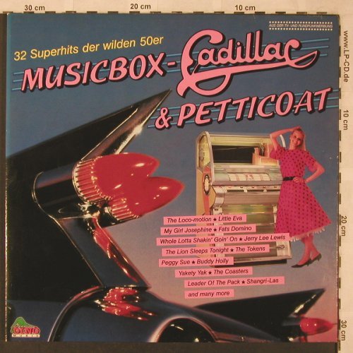 V.A.Musicbox-Cadillac & Petticoat: 32 Superhits der wilden 50er, Foc, Dino(1111), D,  - 2LP - X2450 - 5,00 Euro