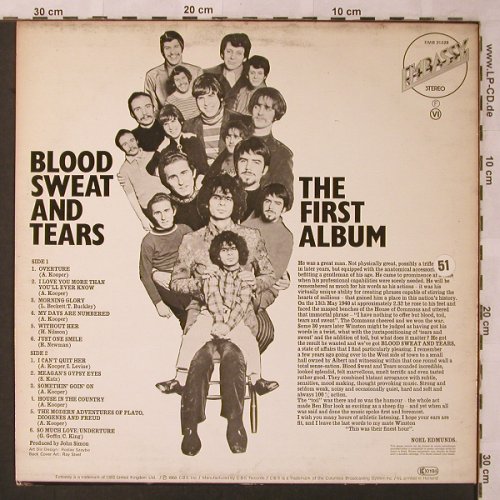 Blood,Sweat & Tears: The First Album, Ri, m-/VG+, Embassy(EMB 31 028), NL, 1968 - LP - X2616 - 5,00 Euro