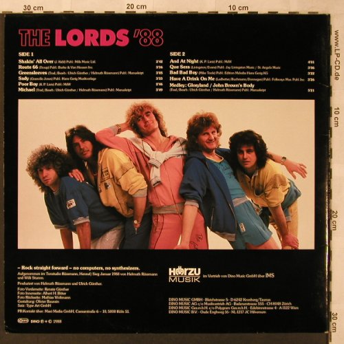 Lords'88: Back To The Roots,New Recording, HörZu / IMS(LP 1681), D, Foc, 1988 - LP - X2636 - 5,00 Euro