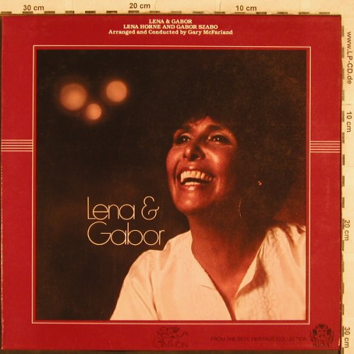 Horne,Lena & Gabor Szabo: Lena & Gabo, vg+/m-, Gryphon/Teldec(6.24451 AT), D, 1980 - LP - X263 - 7,50 Euro