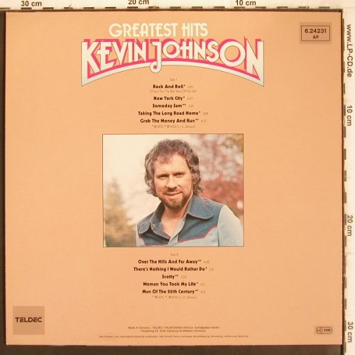 Johnson,Kevin: Greatest Hits, Teldec(6.24231), D,  - LP - X2799 - 3,00 Euro