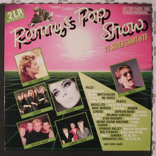 V.A.Ronny's Pop Show:  8 - 24 Super Chart Hits, CBS(450211 1), NL, 1988 - 2LP - X2947 - 5,00 Euro