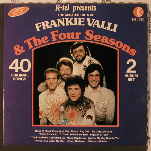 Valli,Frank & The Four Seasons: Same - 40 Original Songs, Foc, K-tel(TN 1281), NL, 1976 - 2LP - X2974 - 6,00 Euro