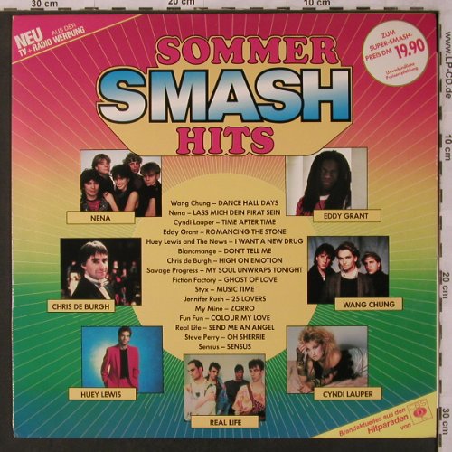 V.A.Sommer Smash Hits: Real Life...Nena, CBS(CBS 24 032), NL, 1984 - LP - X2982 - 4,00 Euro